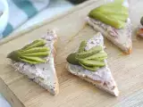 Toast cu rillette și murături, poza 1