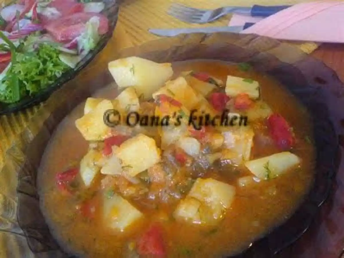 TOCANITA DE CARTOFI CU CHIMEN - poza 6