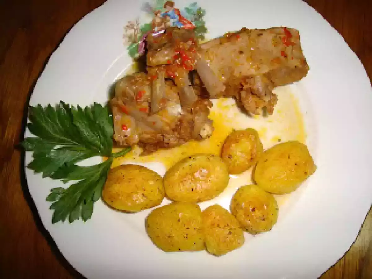 Tocanita de ied cu cartofi noi - poza 5