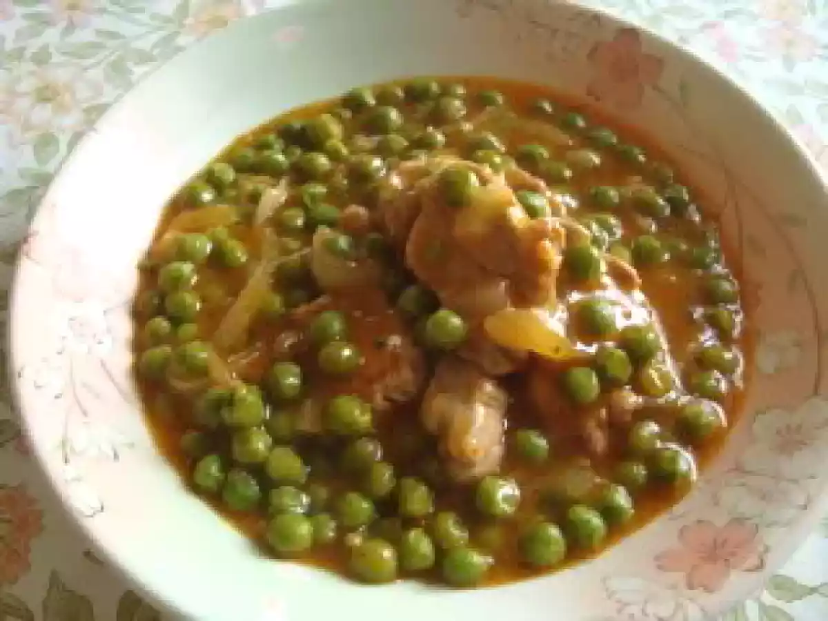 Tocanita de mazare cu carne de porc