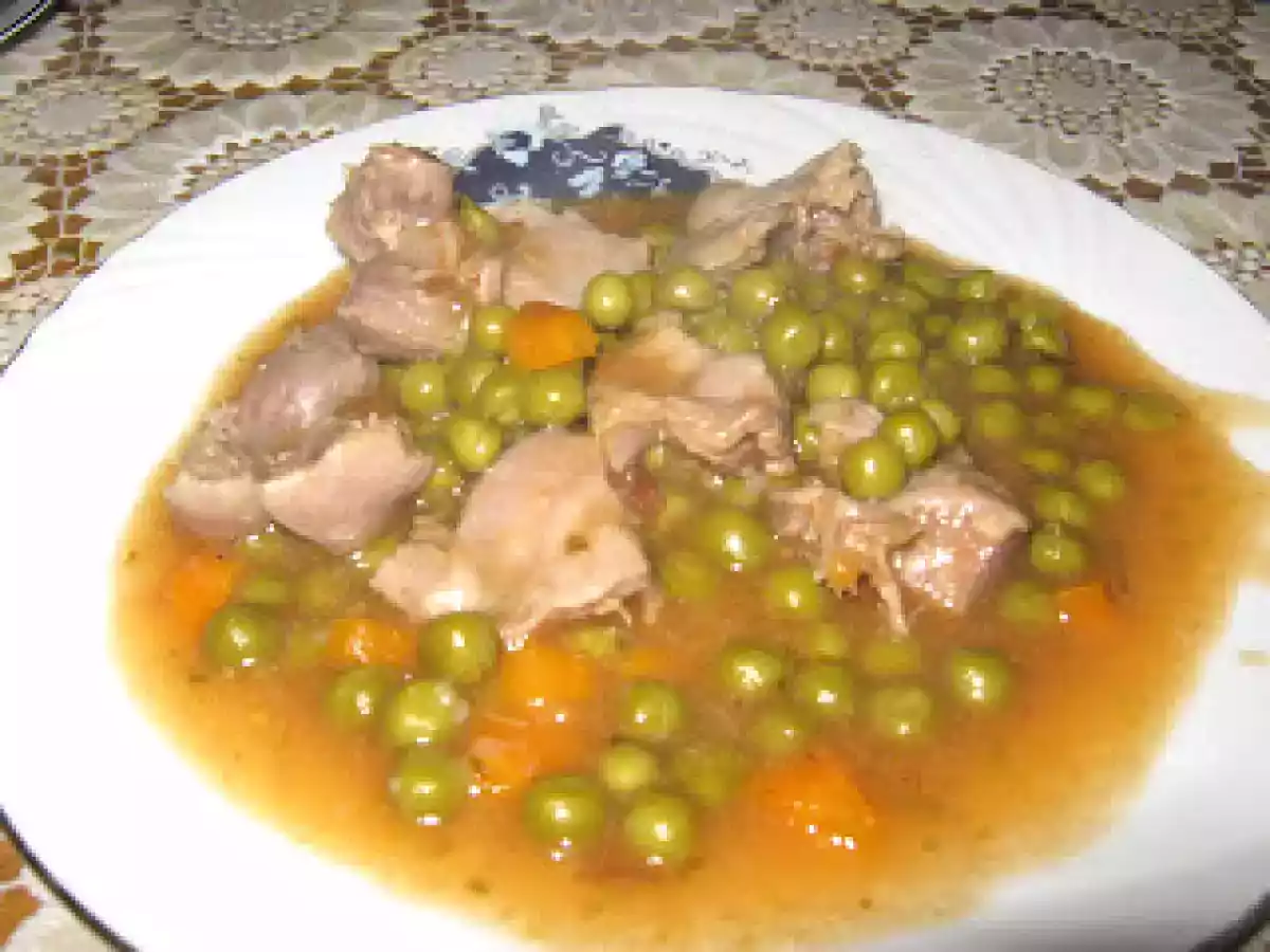 Tocanita de pipote cu mazare