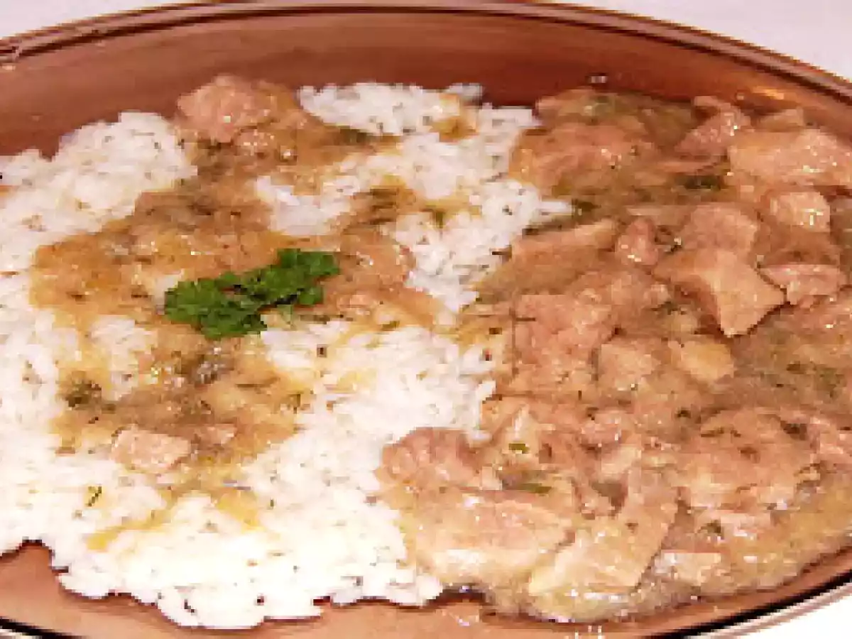 Tocanita de porc cu zucchini