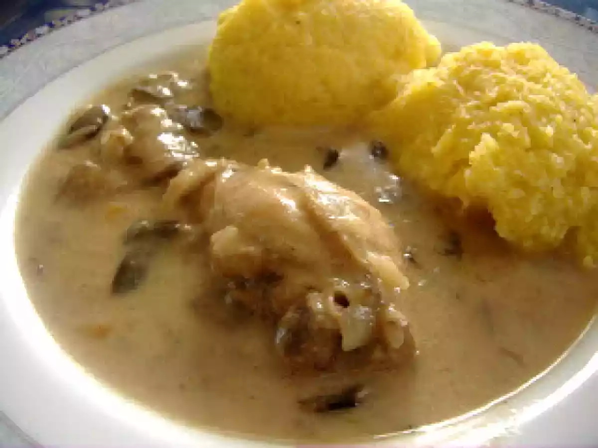 Tocanita de pui cu ciuperci