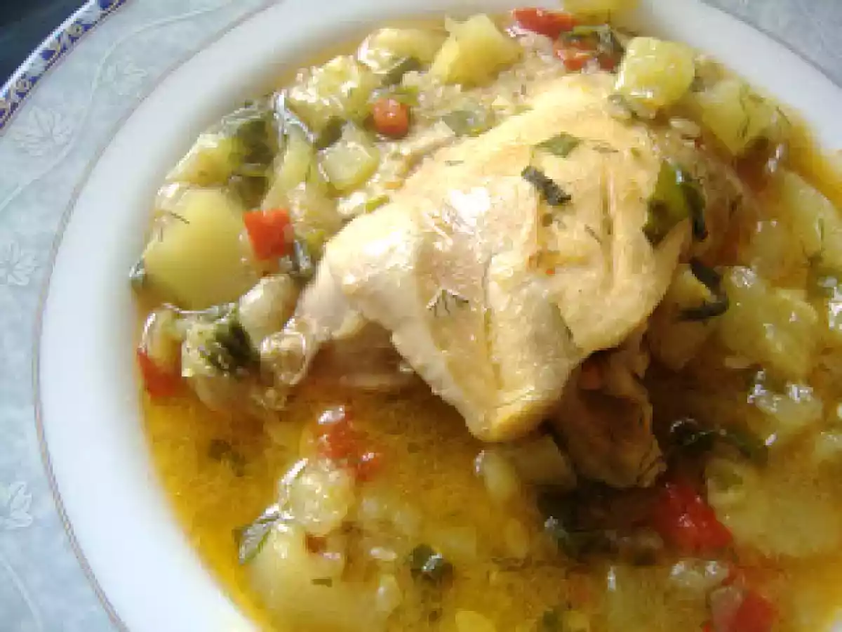 Tocanita de pui cu dovlecei - poza 4