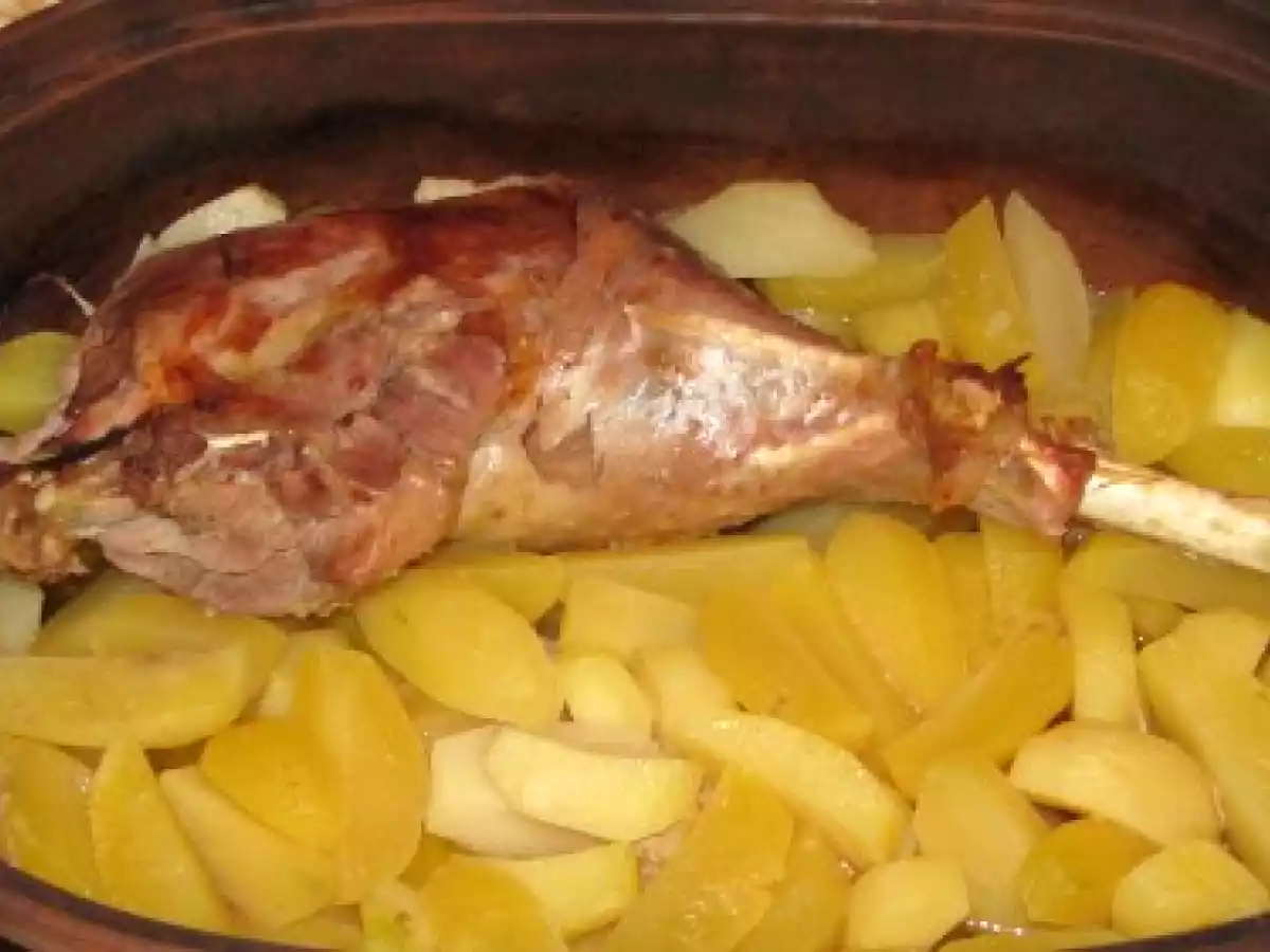 Tocanita din pulpa de curcan, cartofi si sos de rosii - poza 7