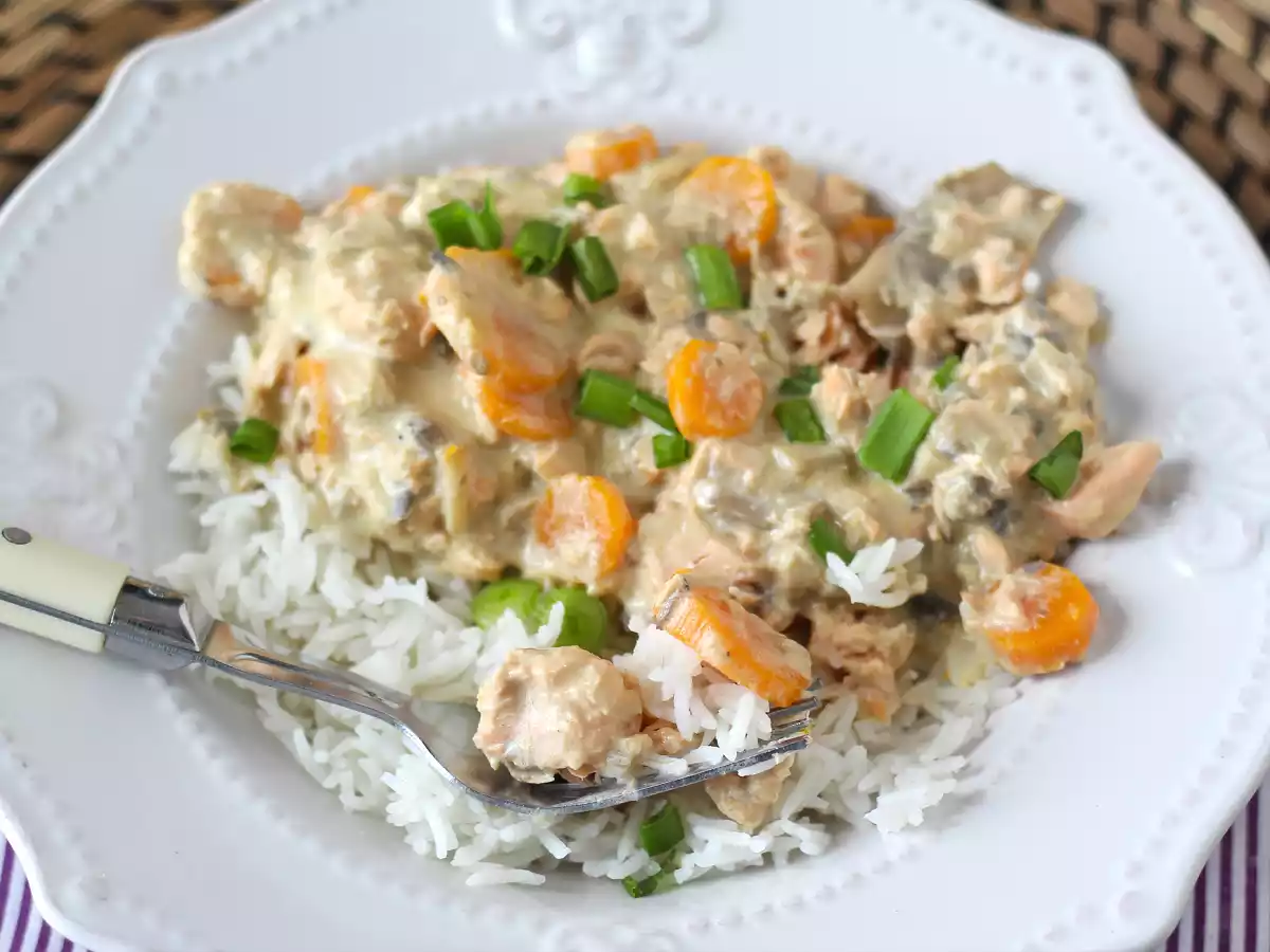 Tocăniță gustoasă de somon - poza 2