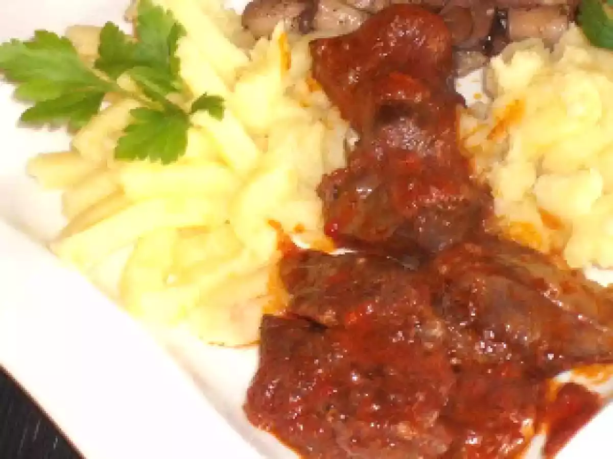 Tochitura din maruntaie de pui - poza 2