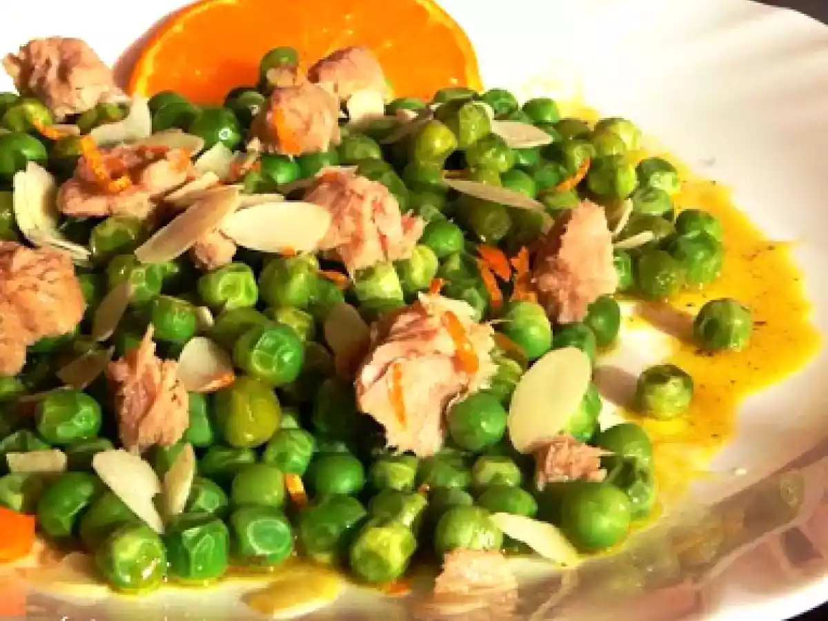 Ton cu mazare si sos de portocala - poza 2