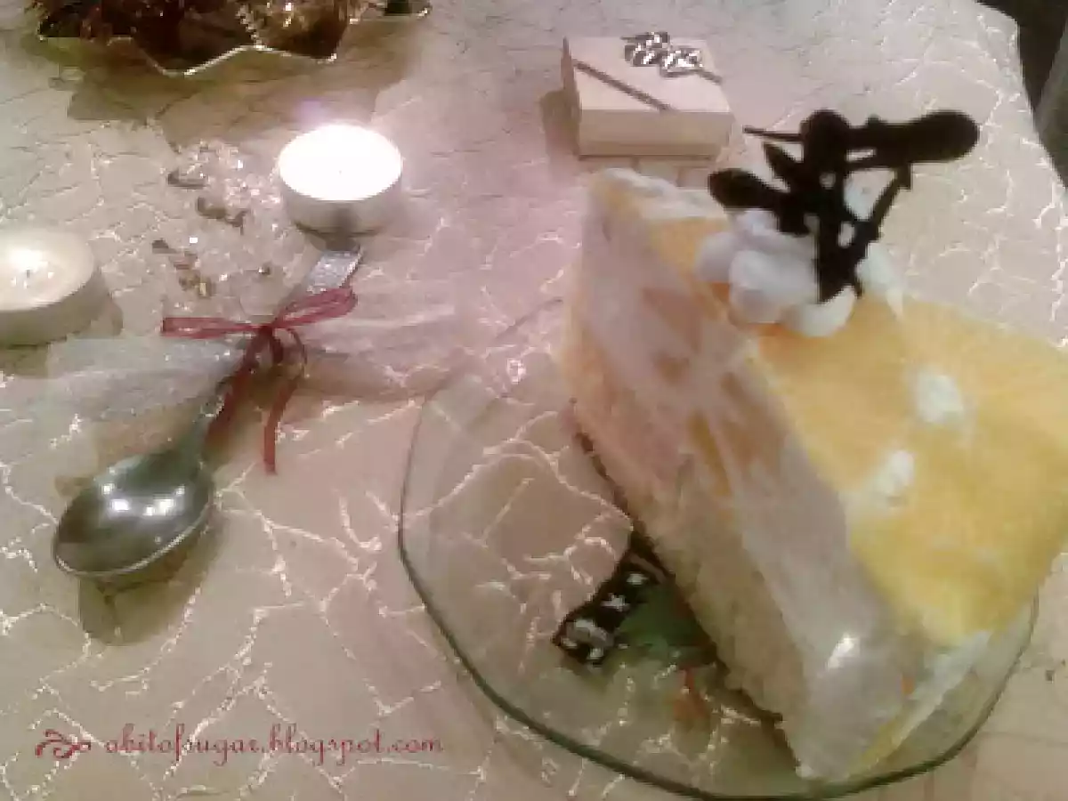 Tort bavarez cu portocale