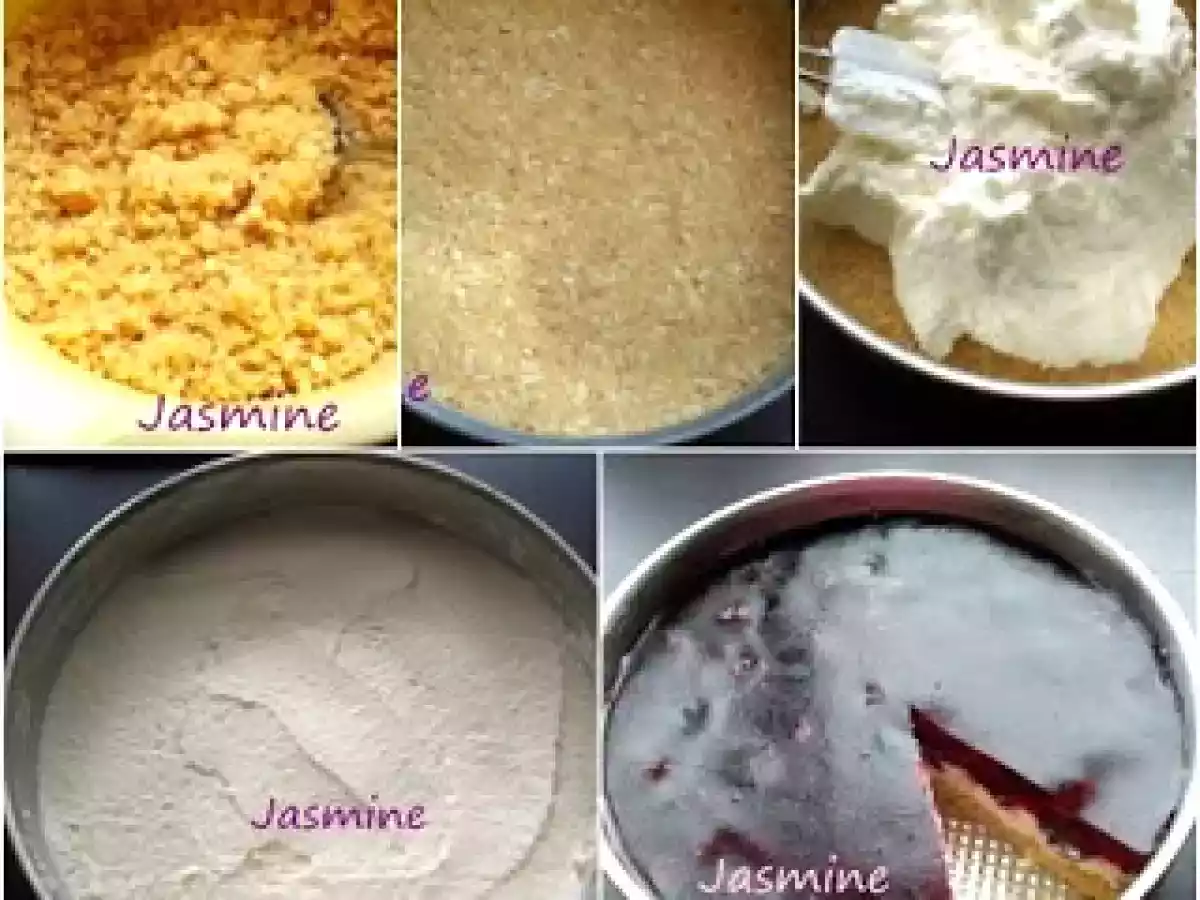 TORT CU BRANZA DULCE SI CIRESE - poza 3