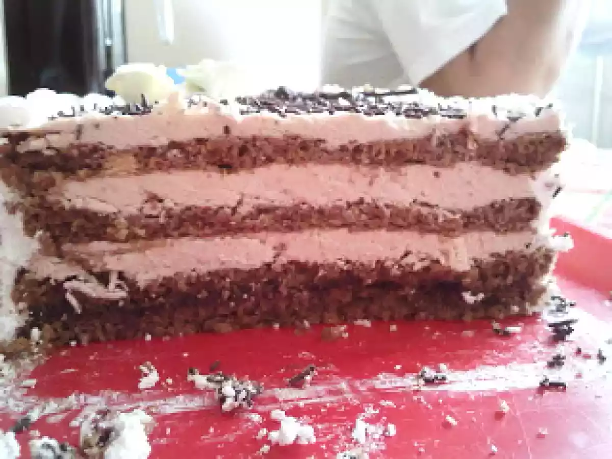 Tort cu ciocolata si nutella