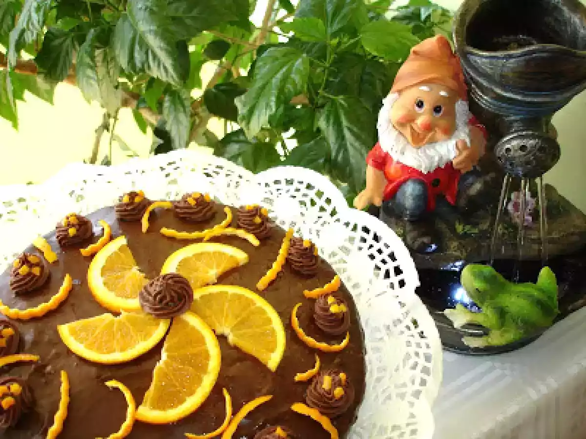 Tort cu ciocolata si portocale - poza 3