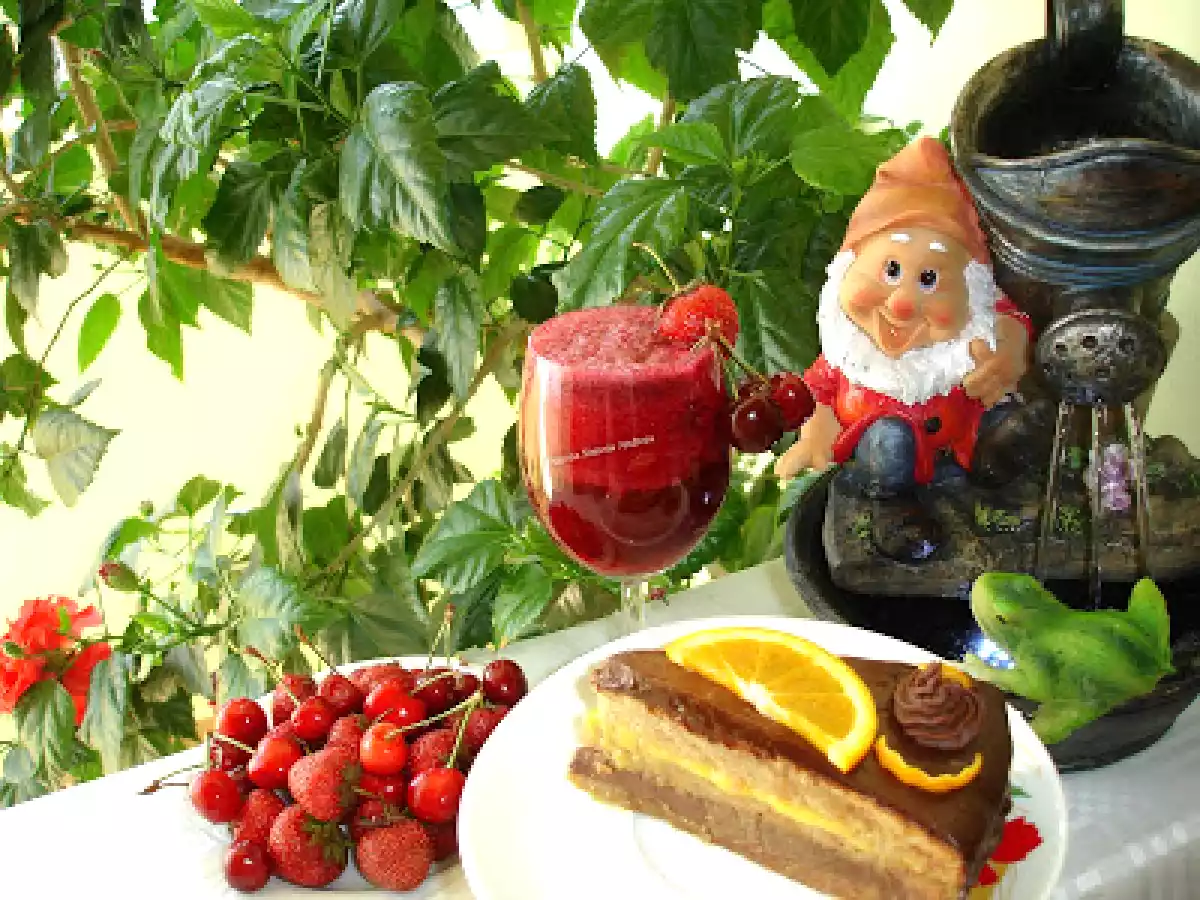 Tort cu ciocolata si portocale - poza 4