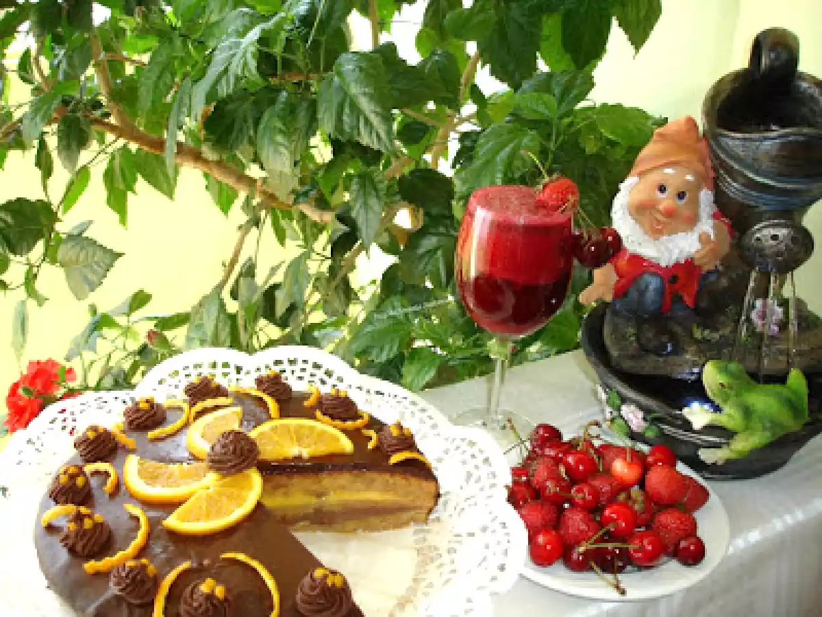 Tort cu ciocolata si portocale - poza 5