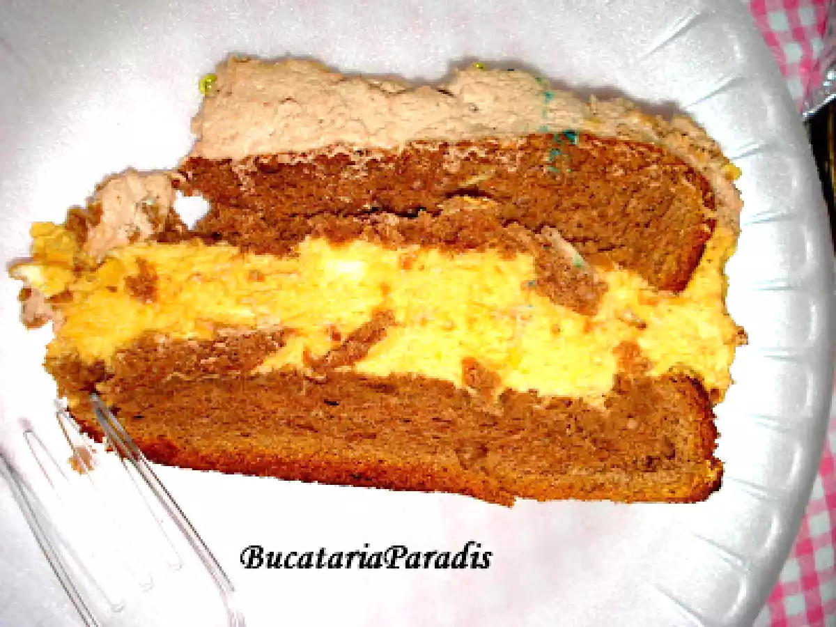 TORT CU CREMA CARAMEL LISSA - poza 3