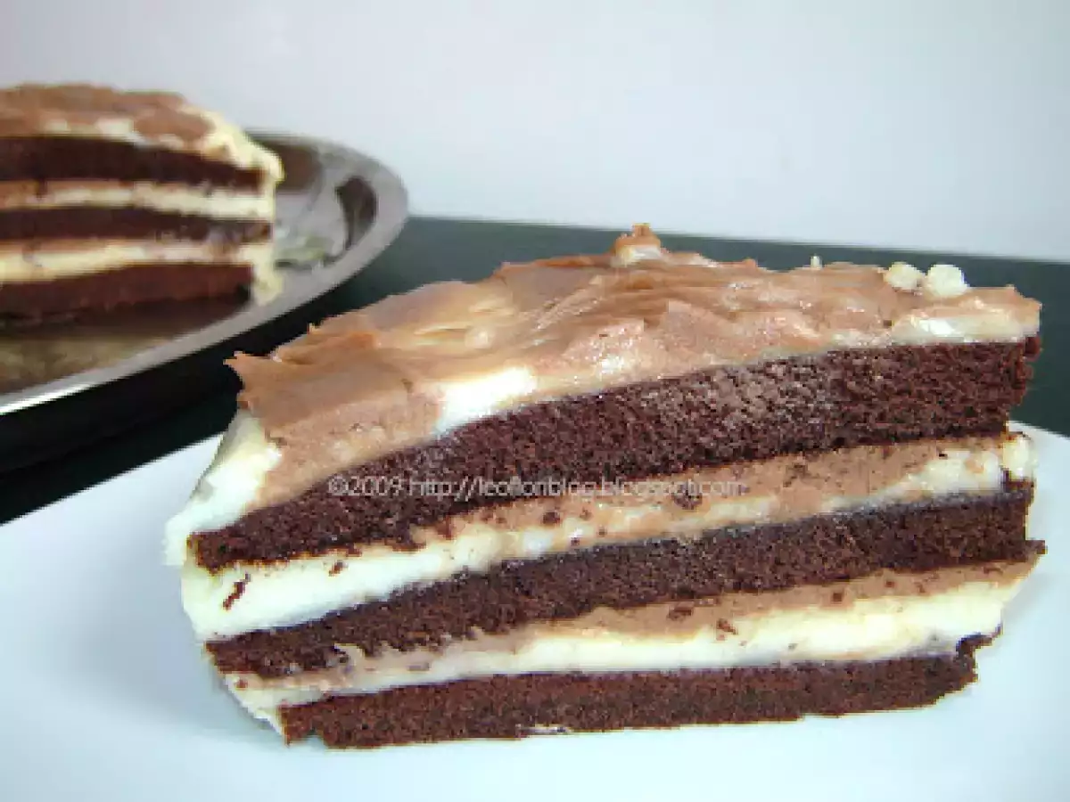 Tort cu crema de lapte