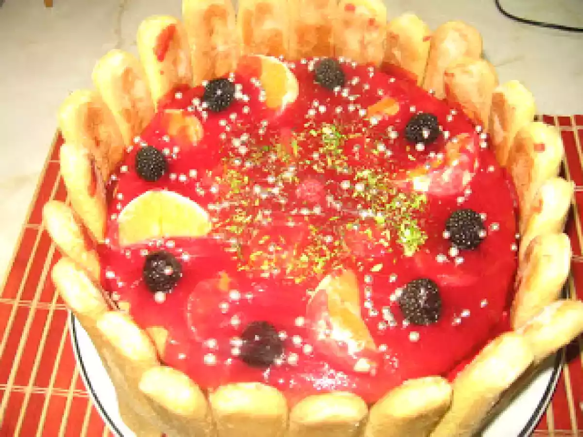 Tort cu crema de vanilie si ananas - poza 2