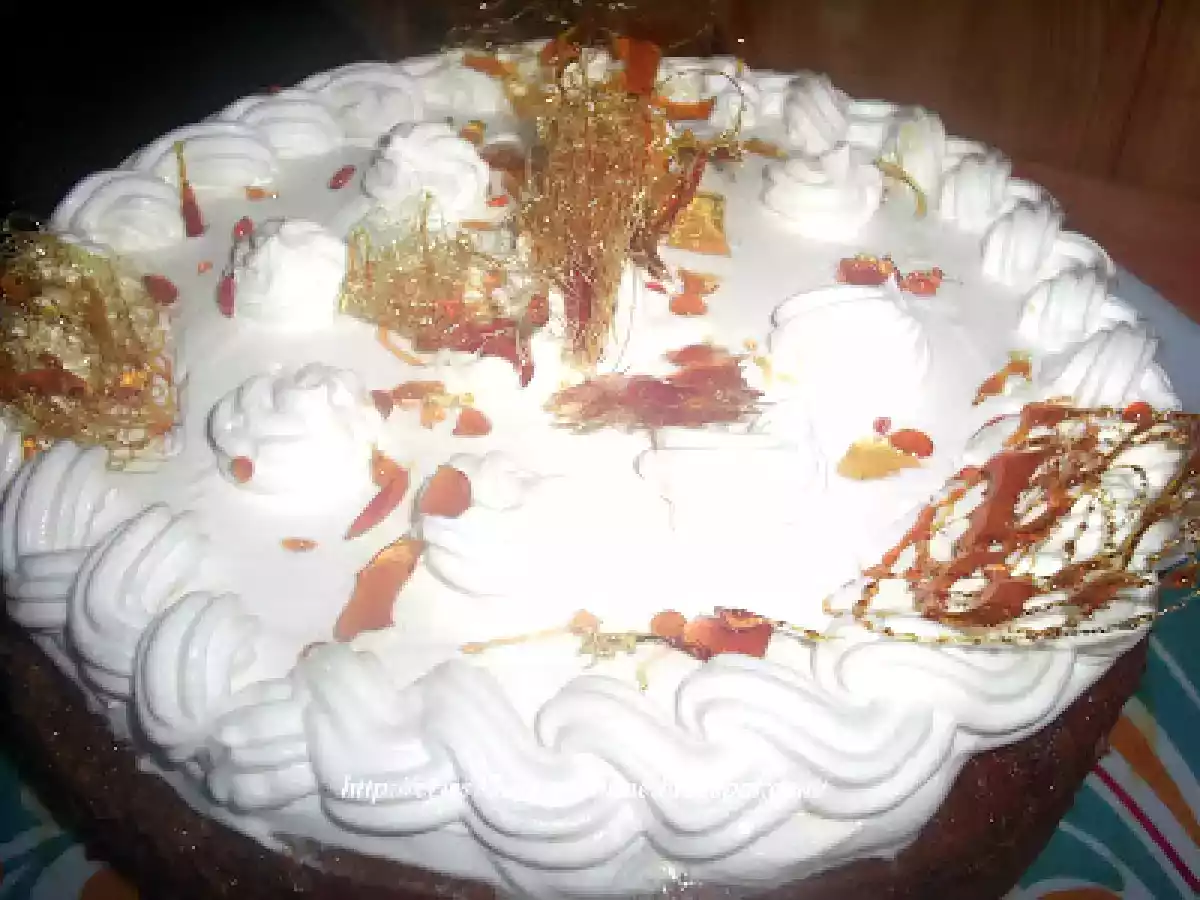 Tort cu crema de zahar ars si frisca - poza 4