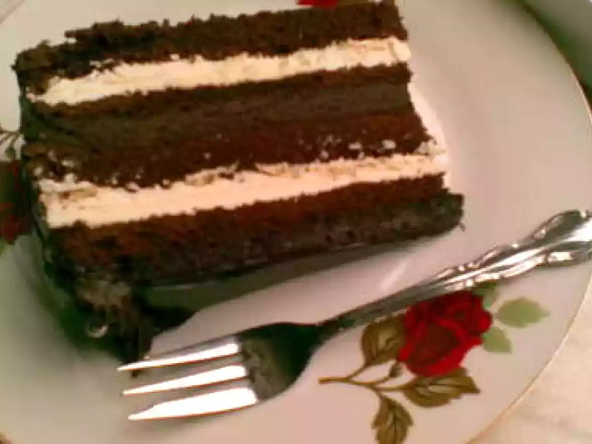 tort cu doua creme de ciocolata