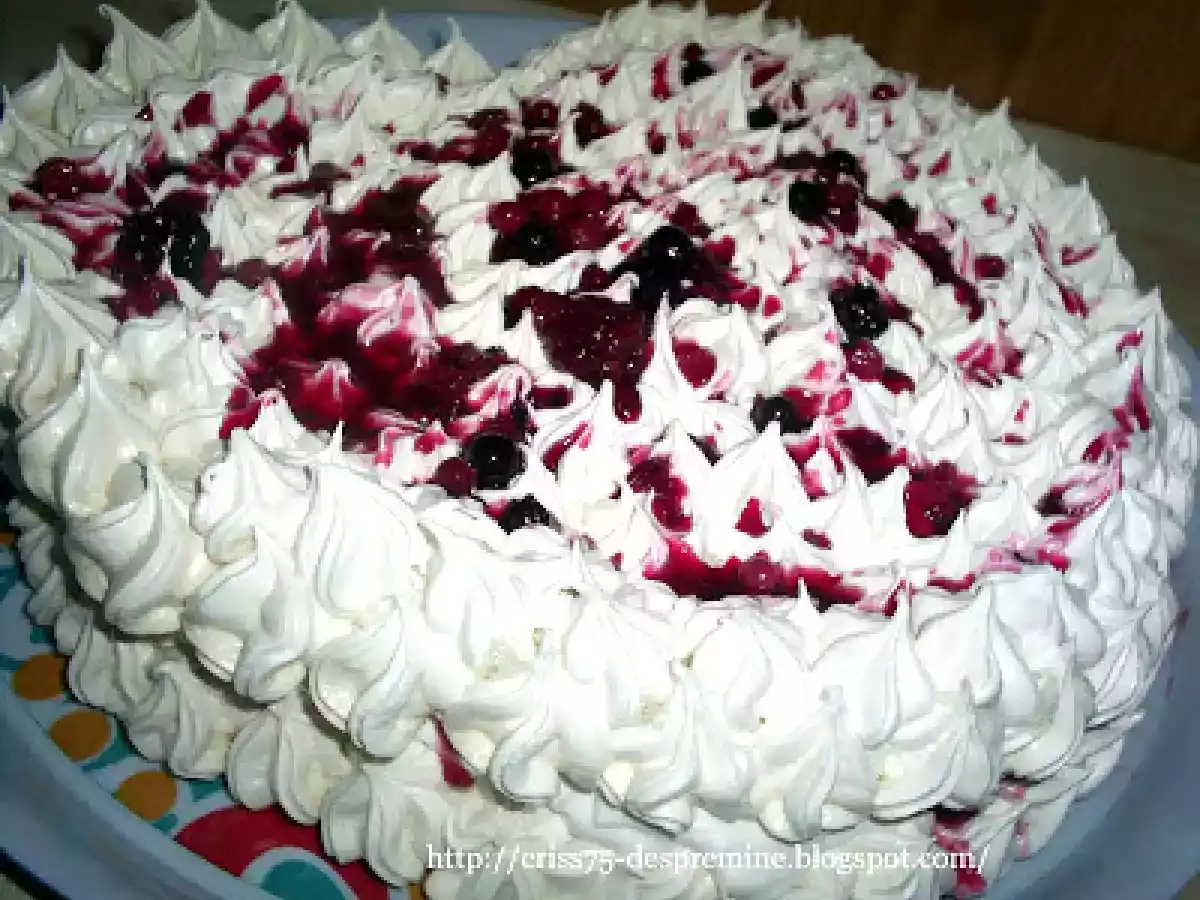 Tort cu foi de bezea (Pavlova II) - poza 3