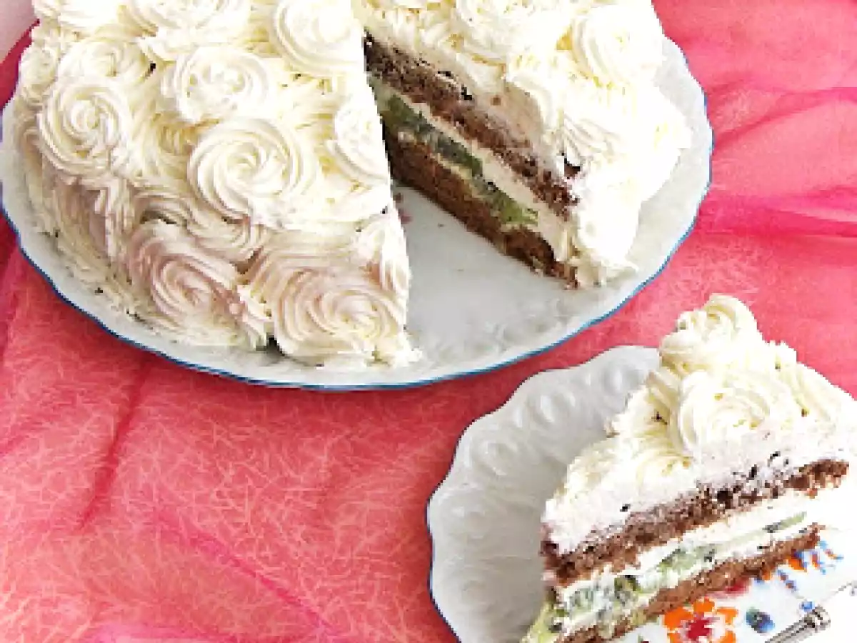 Tort cu frisca si kiwi - poza 2