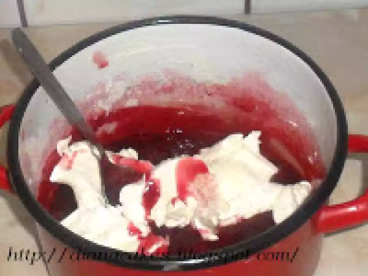 Tort cu mascarpone si zmeura - poza 3