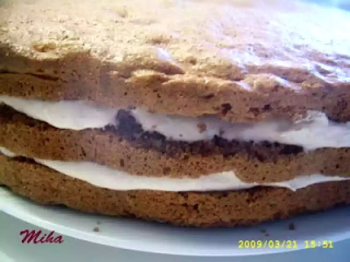 Tort cu mousse de ciocolata si nuci - poza 9