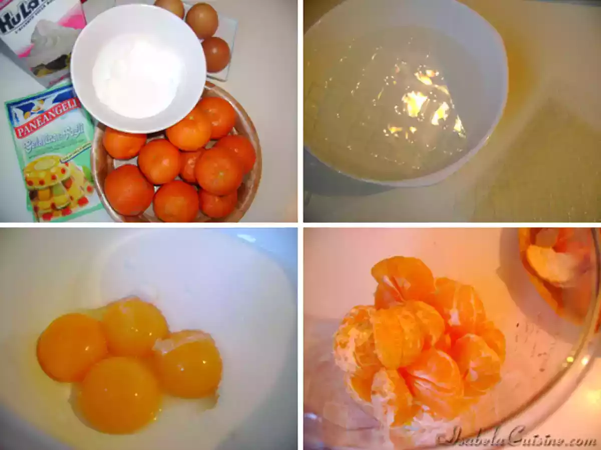 Tort cu mousse de mandarine - poza 3