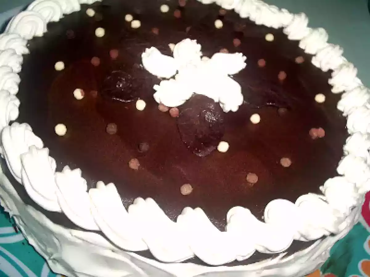 Tort cu mousse de menta si mousse de ciocolata - poza 9