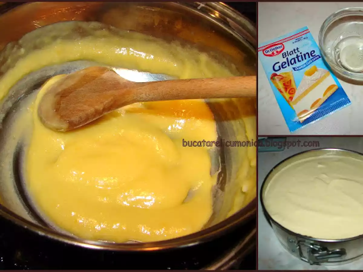 Tort cu mousse de piersici - poza 4