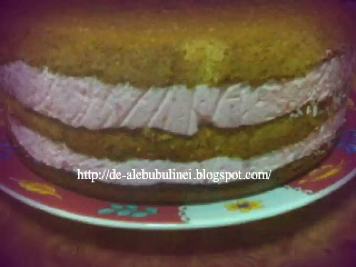 Tort cu zmeur si visine, si blat cu nuci - poza 5