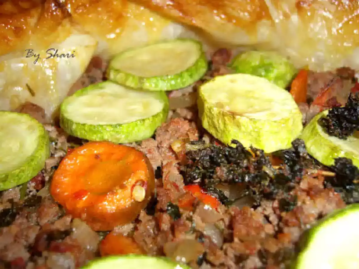 Tort de carne tocata si dovlecei - poza 2