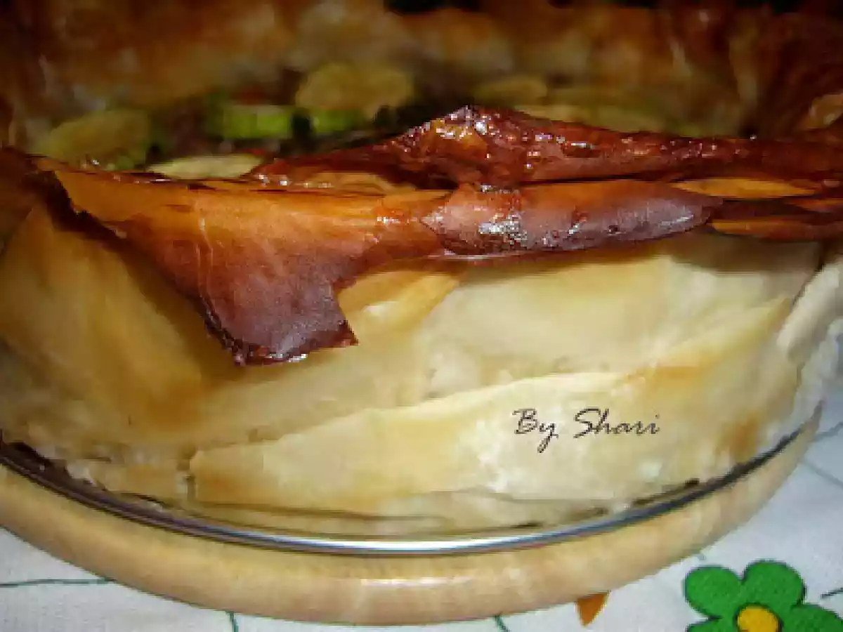 Tort de carne tocata si dovlecei - poza 4