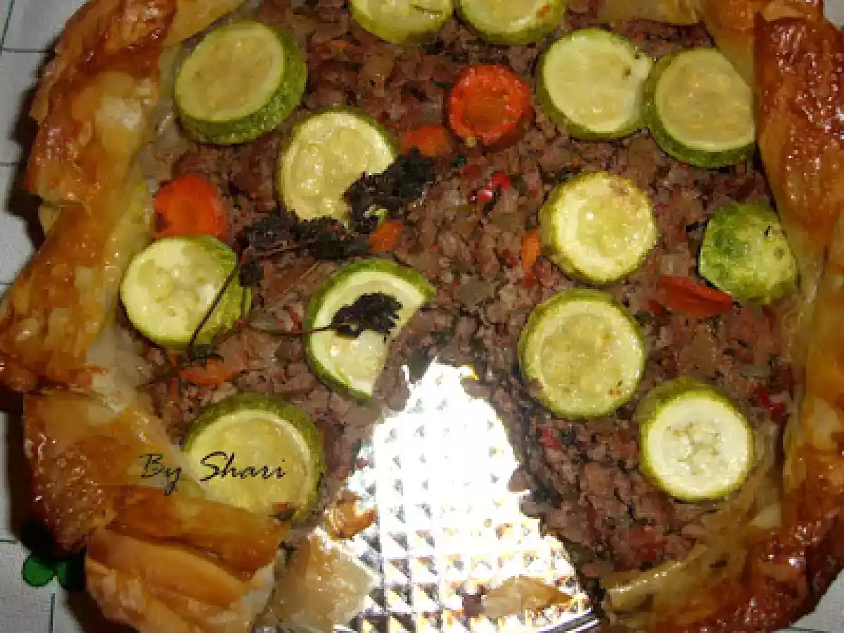 Tort de carne tocata si dovlecei - poza 5