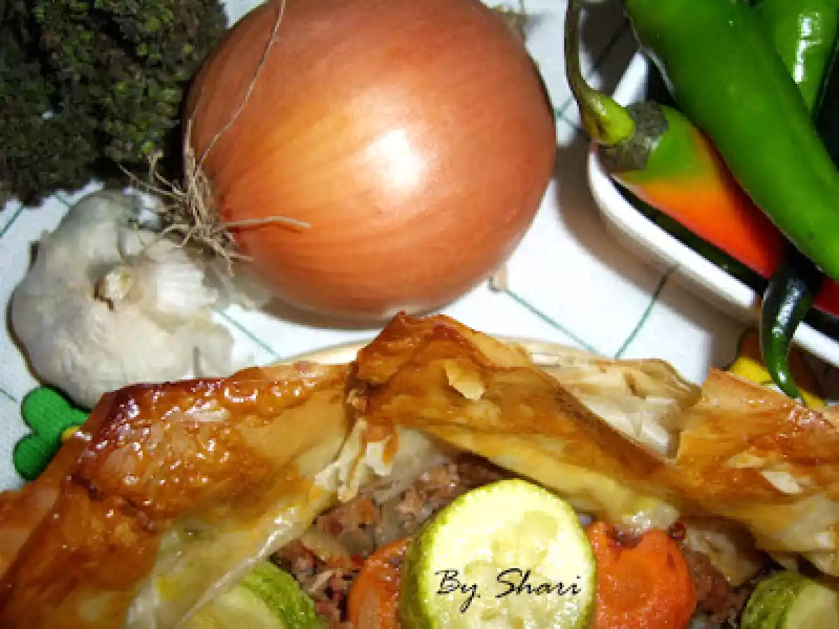 Tort de carne tocata si dovlecei - poza 11