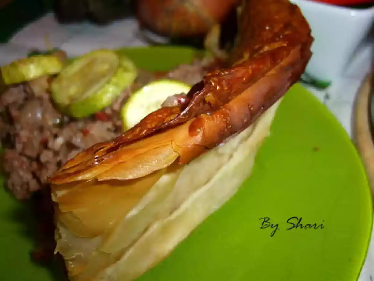 Tort de carne tocata si dovlecei - poza 12