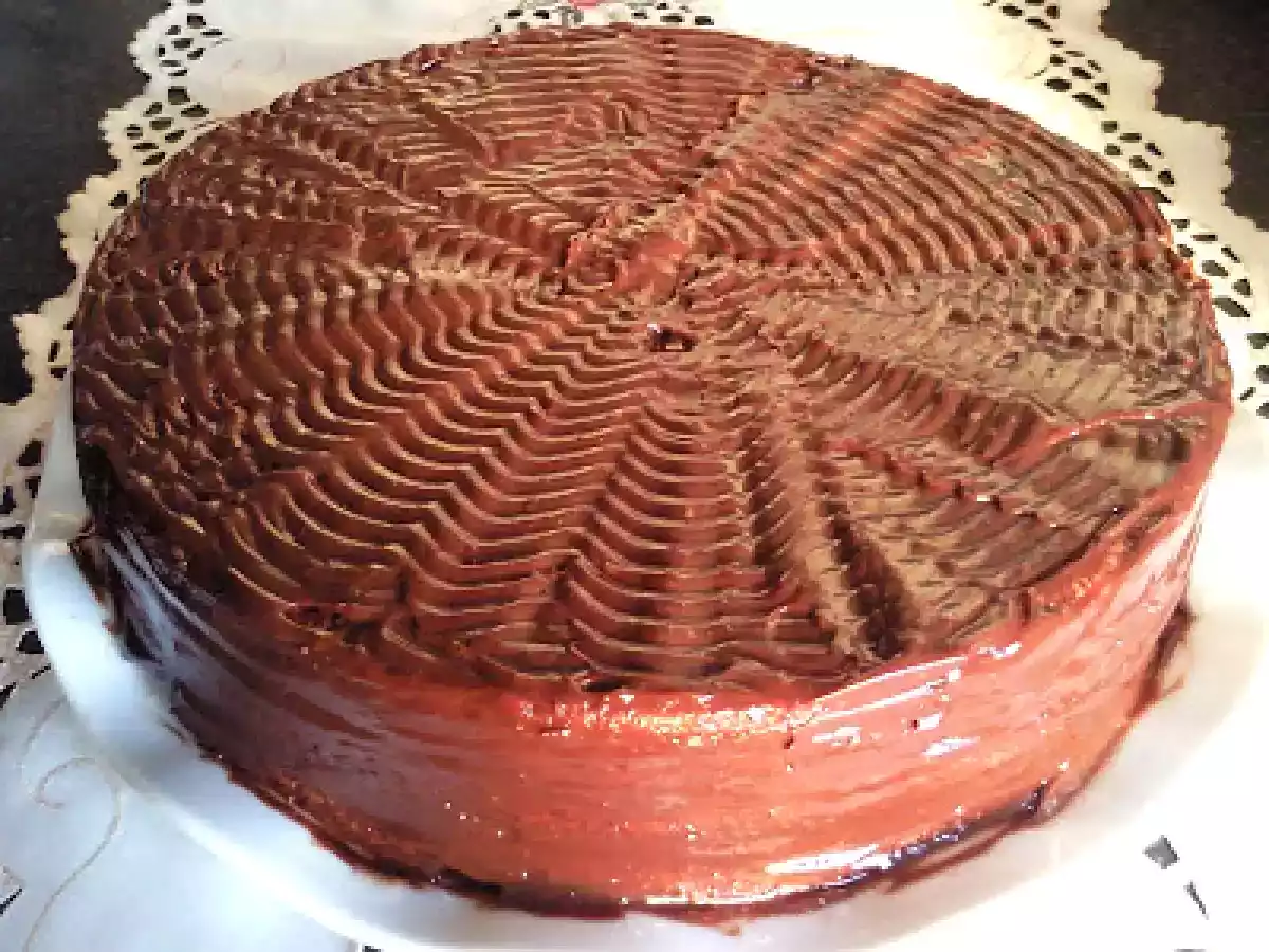 TORT DE CIOCOLATA SI MASCARPONE / TARTA DE CHIOCOLATE Y MASCARPONE