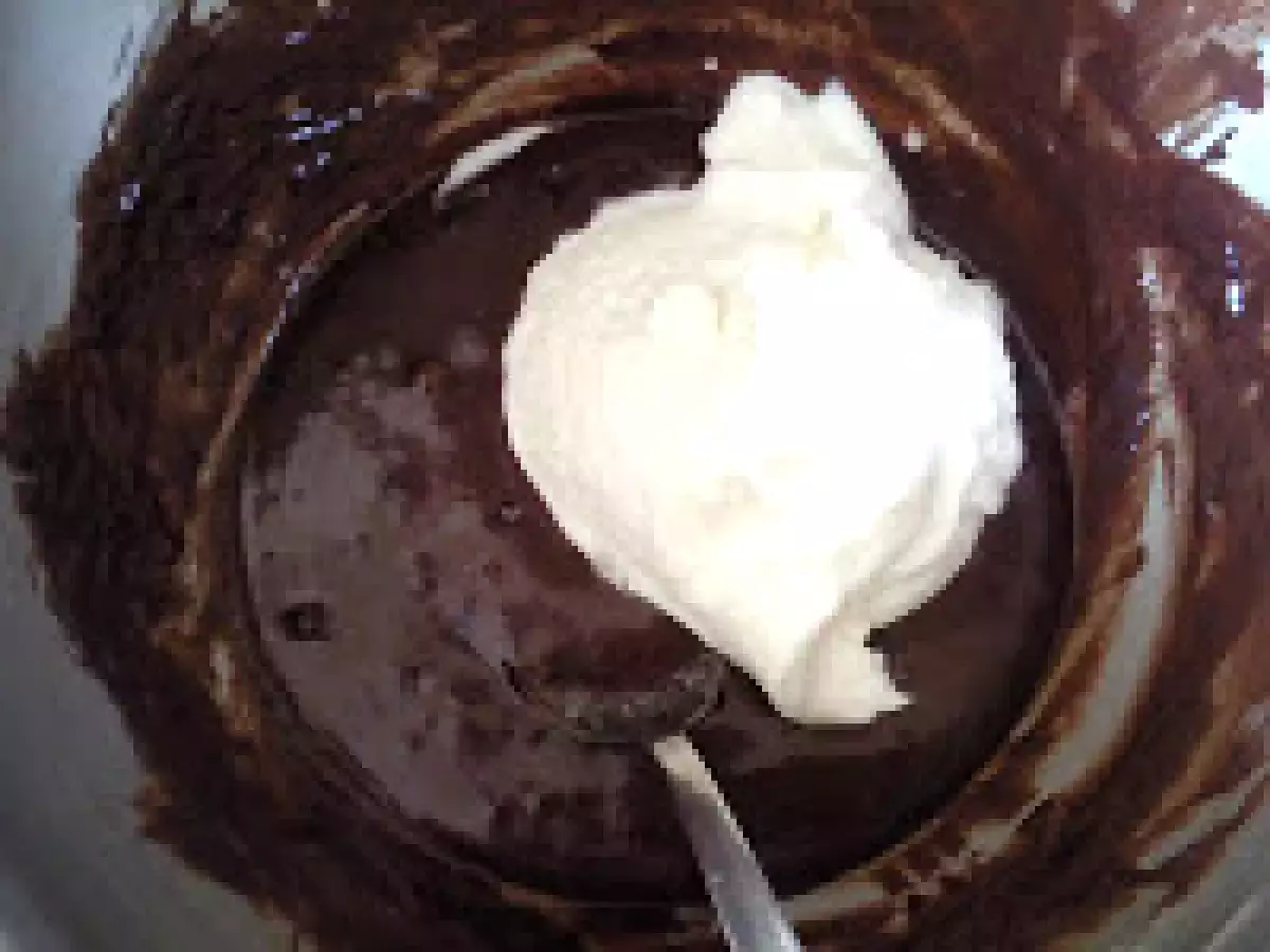 TORT DE CIOCOLATA SI MASCARPONE / TARTA DE CHIOCOLATE Y MASCARPONE - poza 3