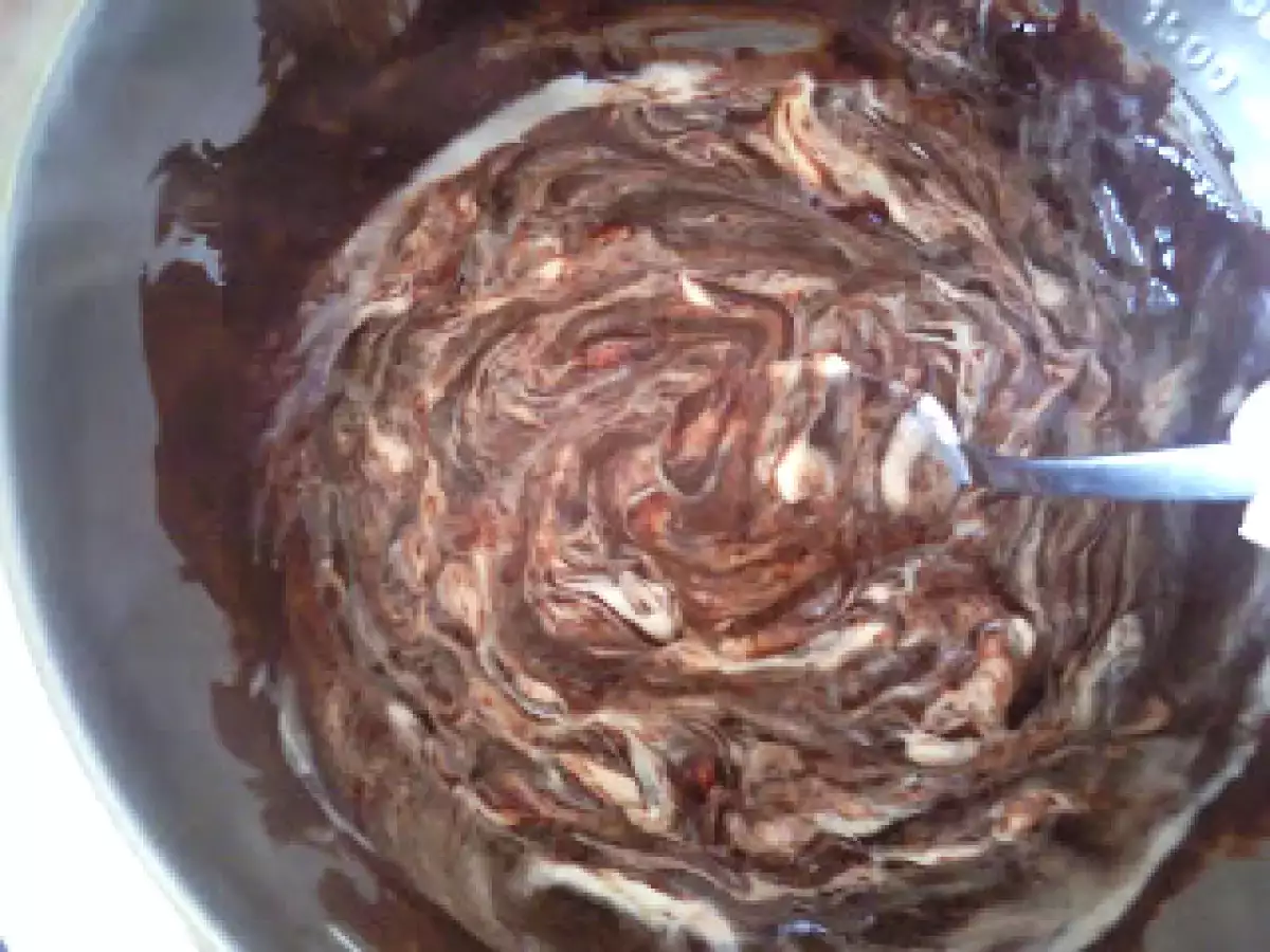 TORT DE CIOCOLATA SI MASCARPONE / TARTA DE CHIOCOLATE Y MASCARPONE - poza 4