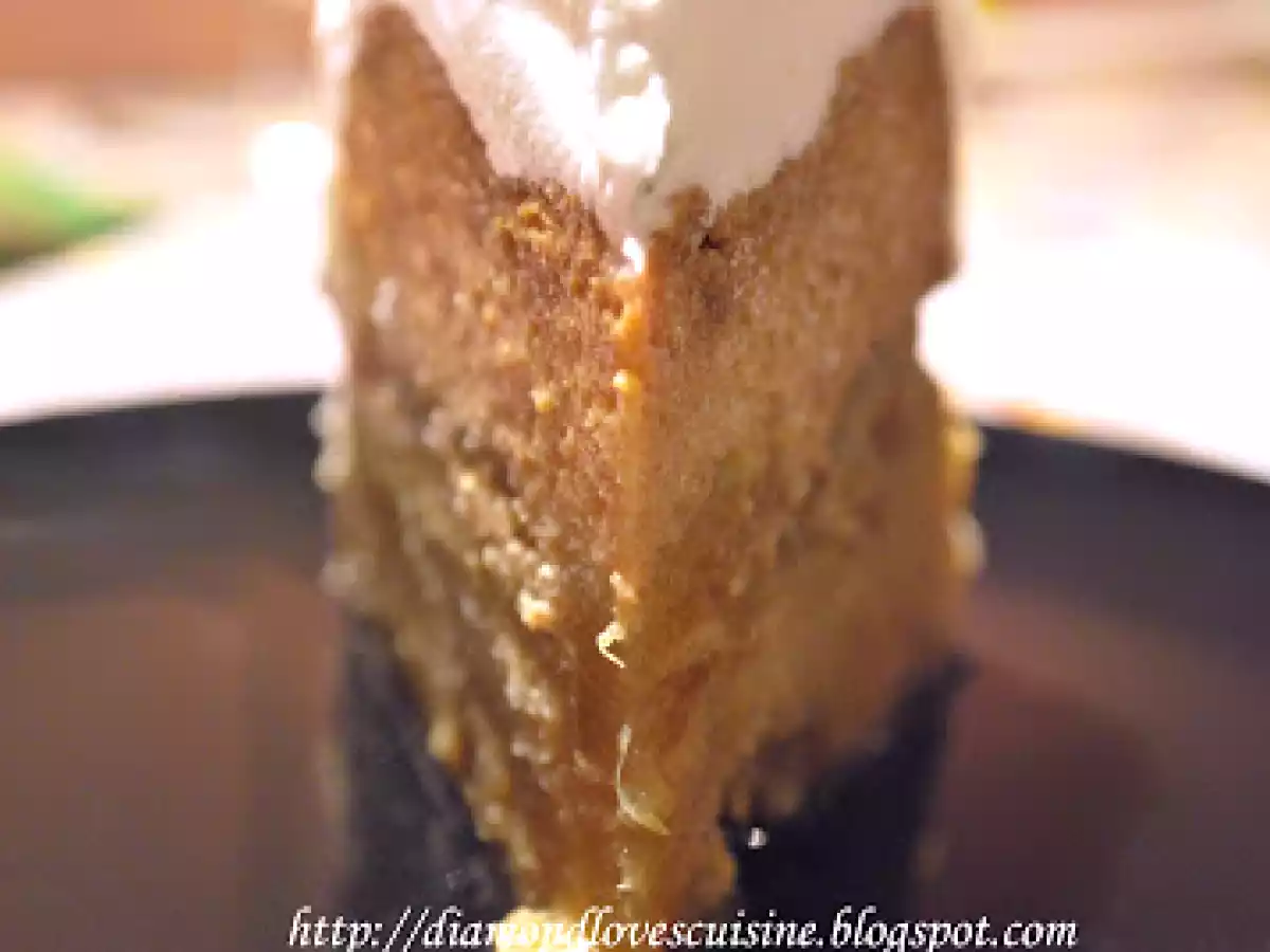 Tort de mere si crema de zahar ars