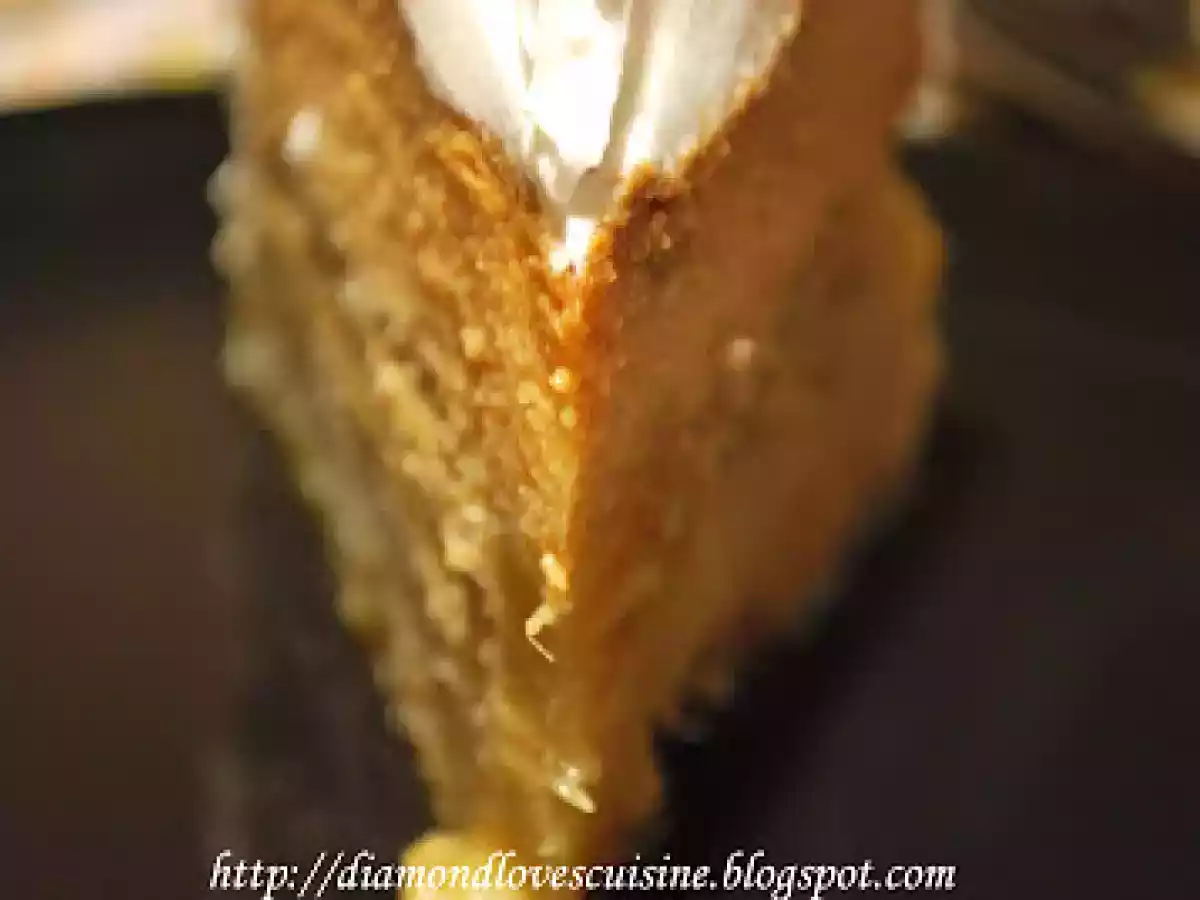 Tort de mere si crema de zahar ars - poza 4