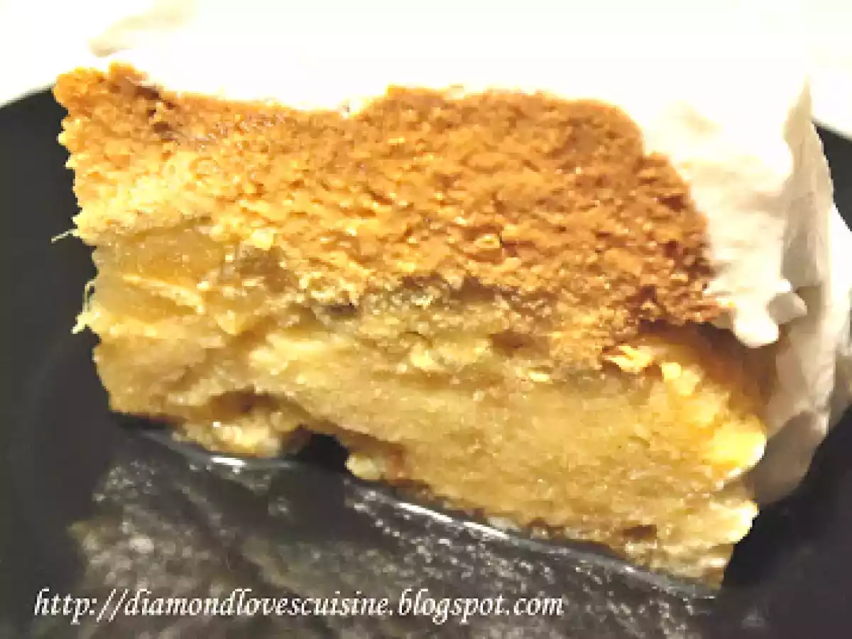 Tort de mere si crema de zahar ars - poza 5