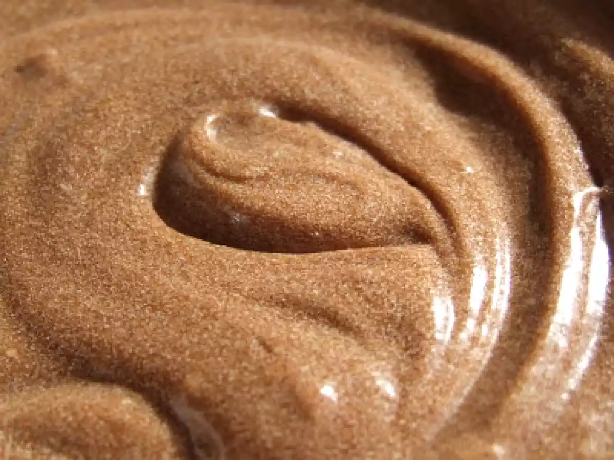 Tort de post cu blat de mere si crema caramel - poza 3