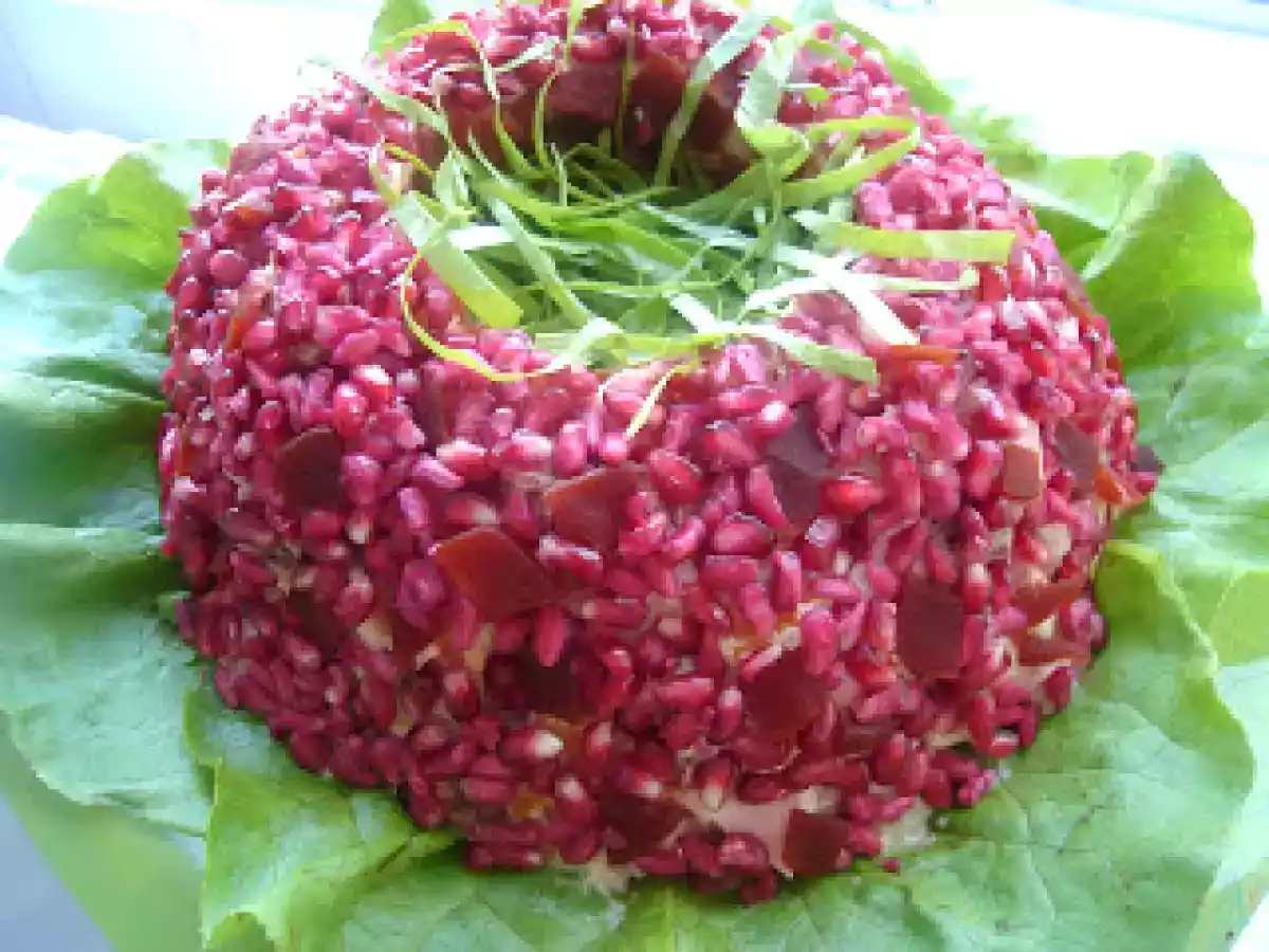 Tort de salata cu rodie - poza 3