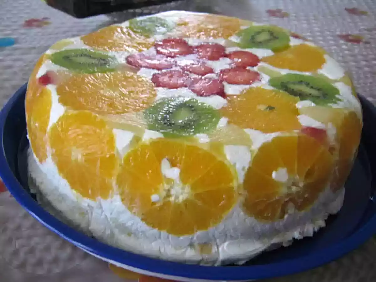 Tort diplomat cu fructe