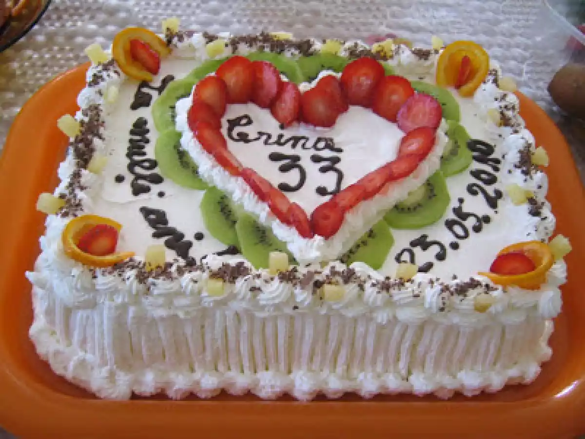 Tort diplomat cu fructe - poza 2