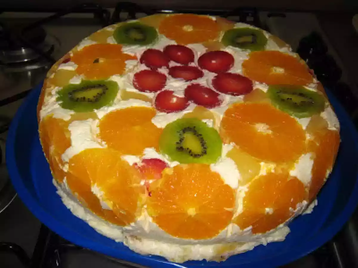 Tort diplomat cu fructe - poza 3