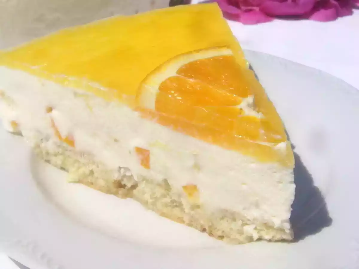 Tort diplomat cu jeleu de portocale