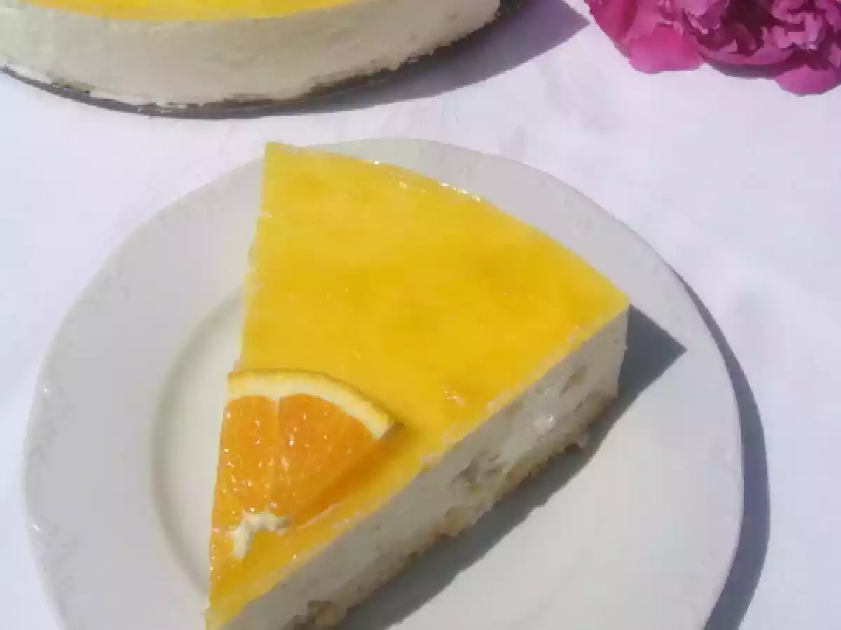 Tort diplomat cu jeleu de portocale - poza 3