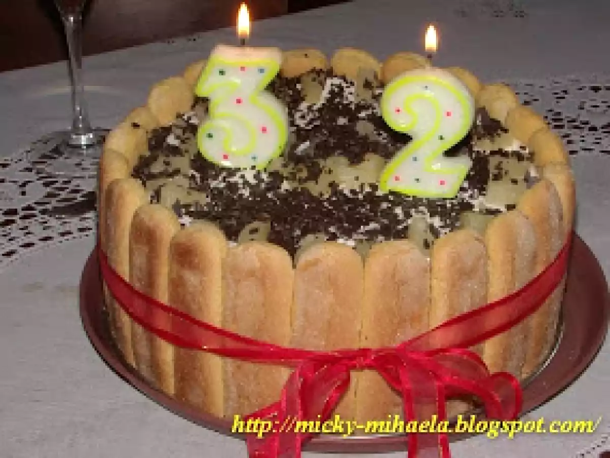 Tort Diplomat cu piscoturi